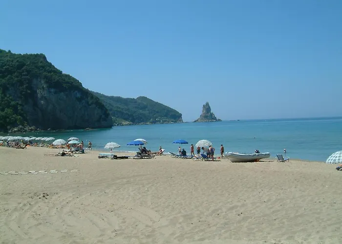 Maria With Pool - Agios Gordios Appartamento